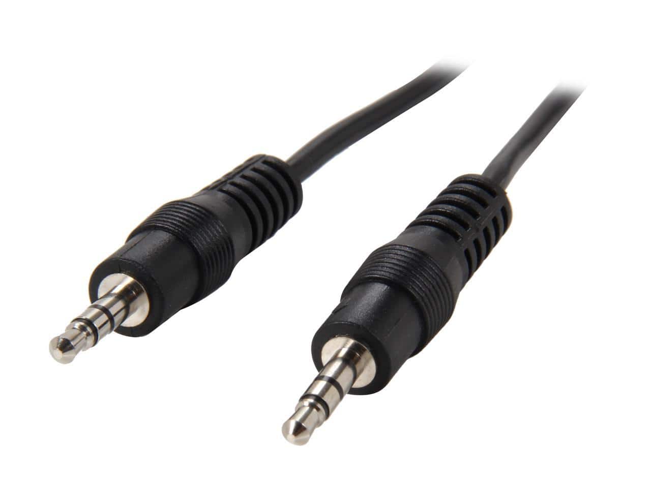 Nippon Labs - SPC-6MM 3.5mm Aux Cable, 6ft, Male to Male, Stereo Audio, Compatible with Headphones, Phones, Mac Mini