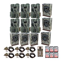 Browning - 6PK Pro Scout Max HD Cell TrailCamera, Sec/Box, LockCable 32GB M/CRD,CR