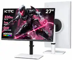 KTC 320Hz (Up to) 1ms MPRT QHD 2560x1440 x 27" HDR400