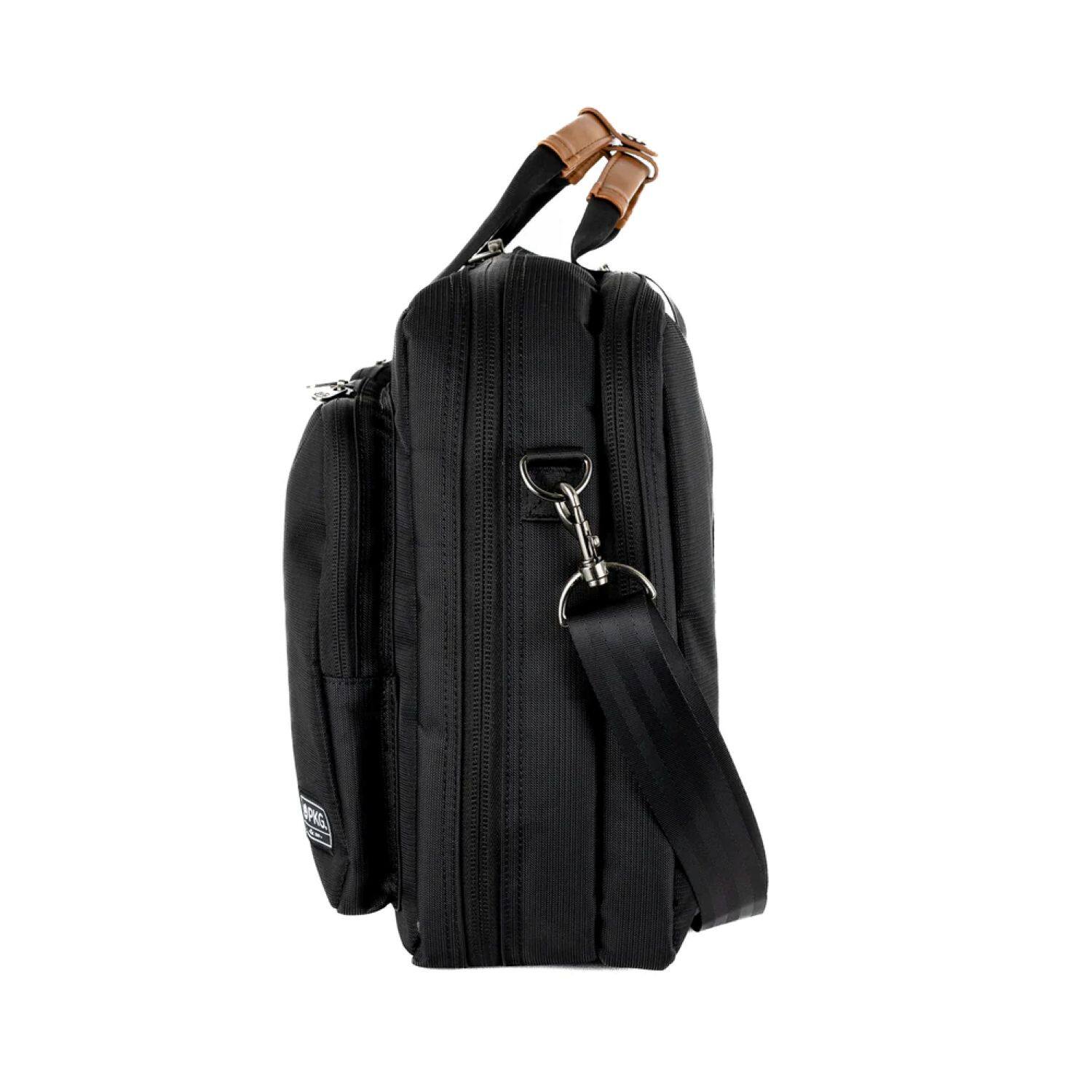 Alt View 5. PKG - Trenton II Overnighter Tote Backpack - Black.