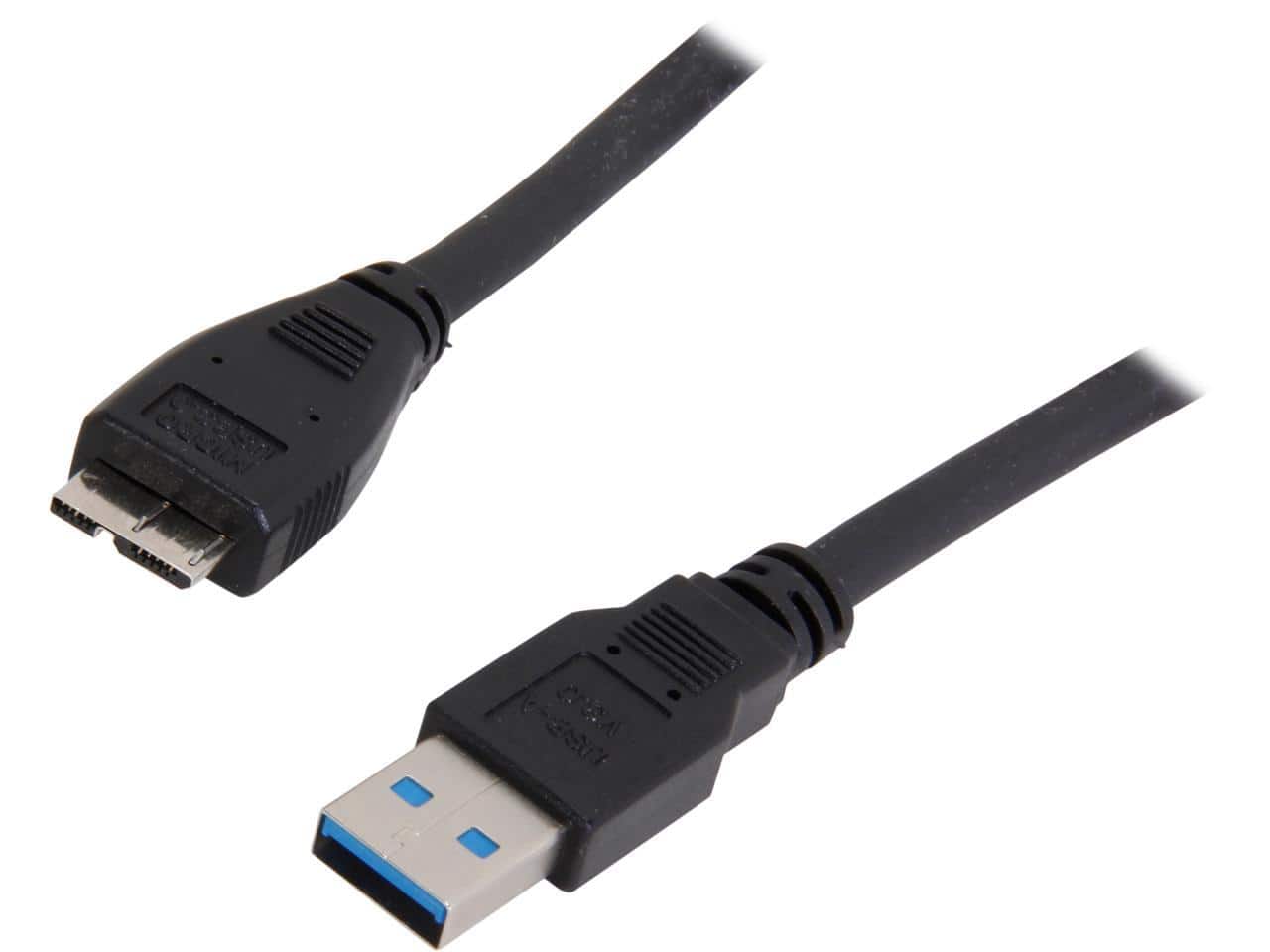 StarTech.com - USB3AUB50CMB Black SuperSpeed USB 3.0 Cable A to Micro B