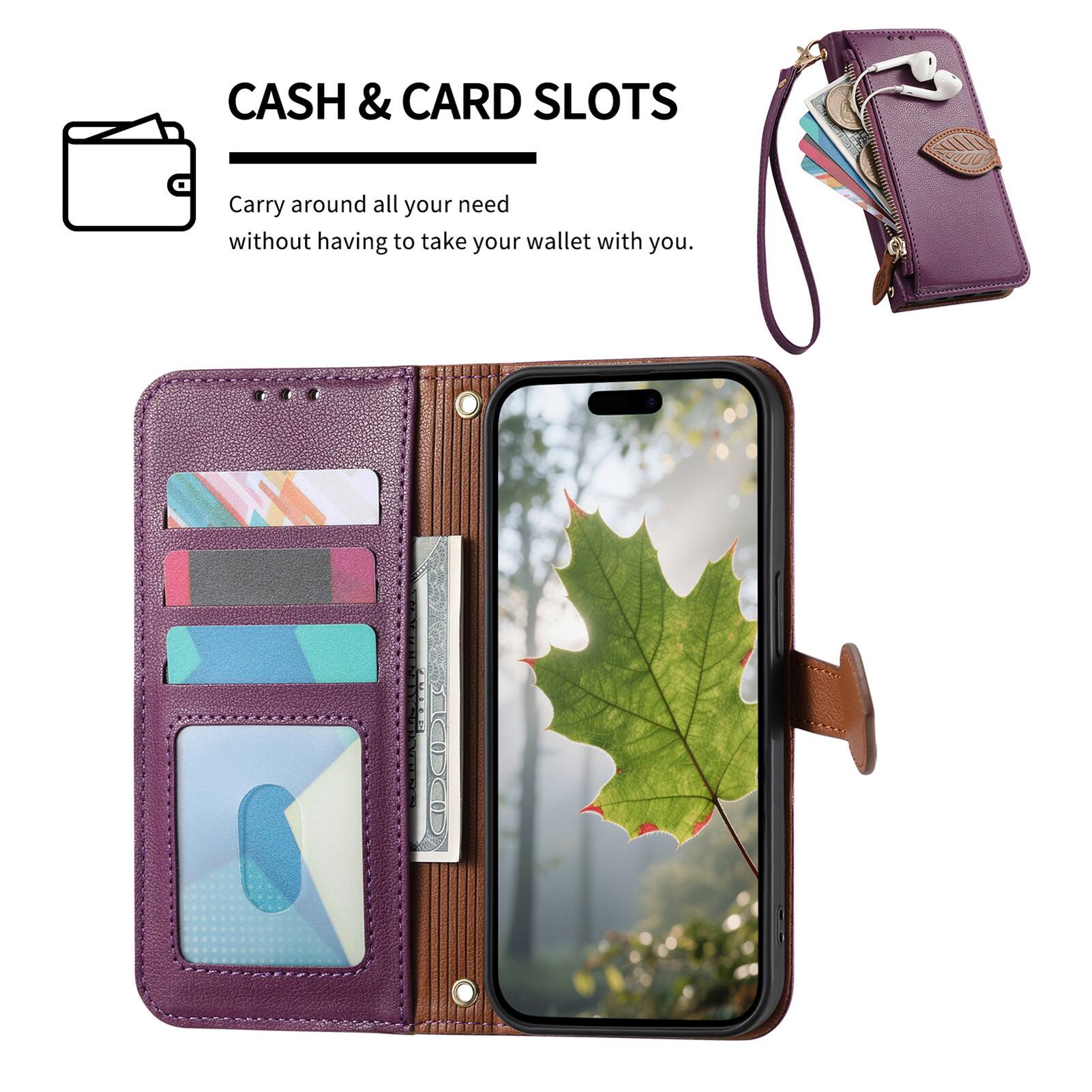 CASH & CARD SLOTS  
Carry around all your need without having to take your wallet with you.