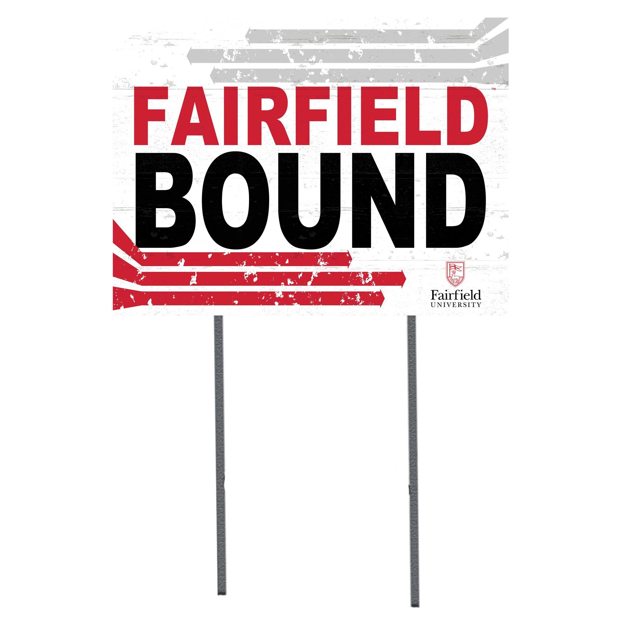 Fairfield Stags 18" x 24" Team Yard Sign