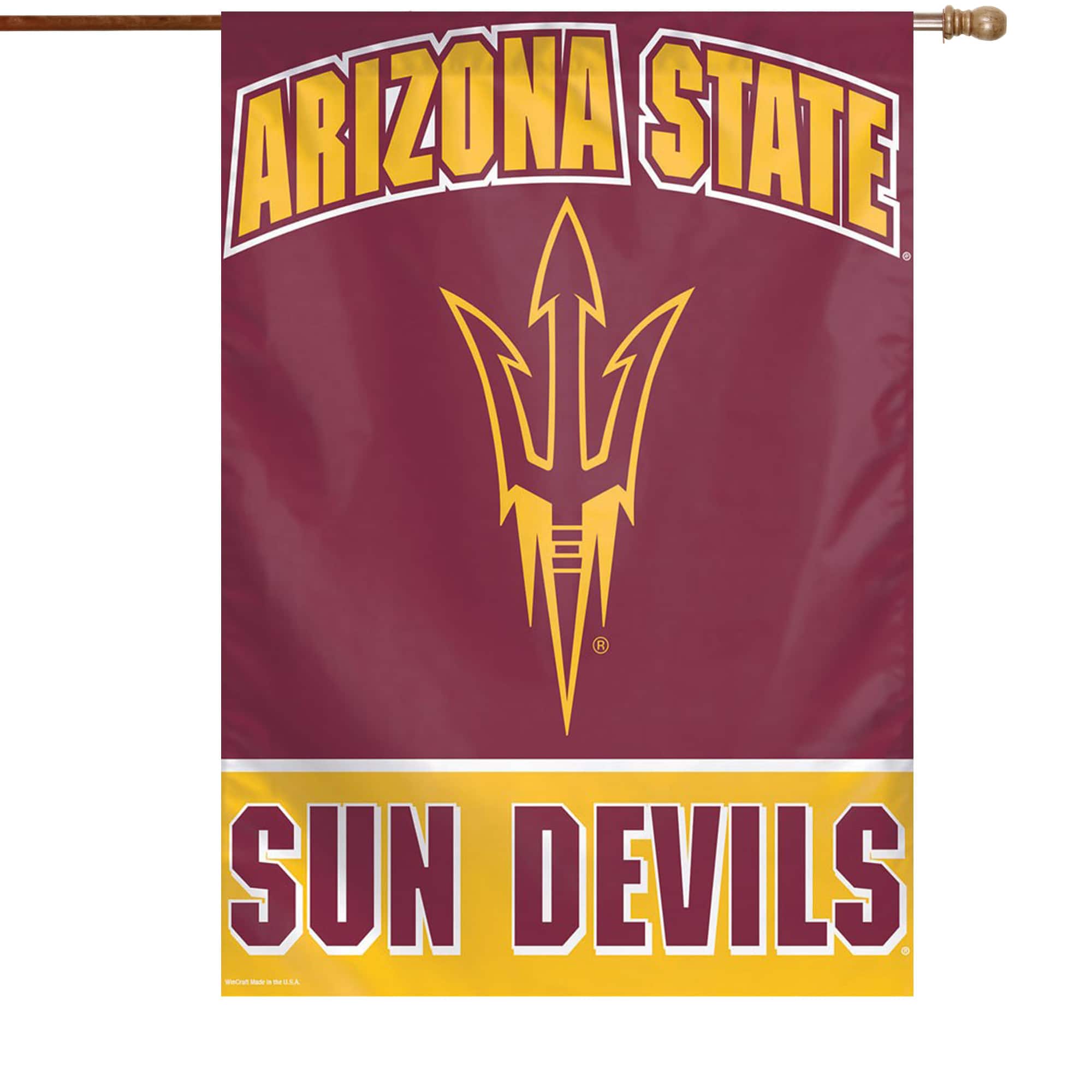 WinCraft - Arizona State Sun Devils 28" x 40" Full Name House Flag - Multicolor
