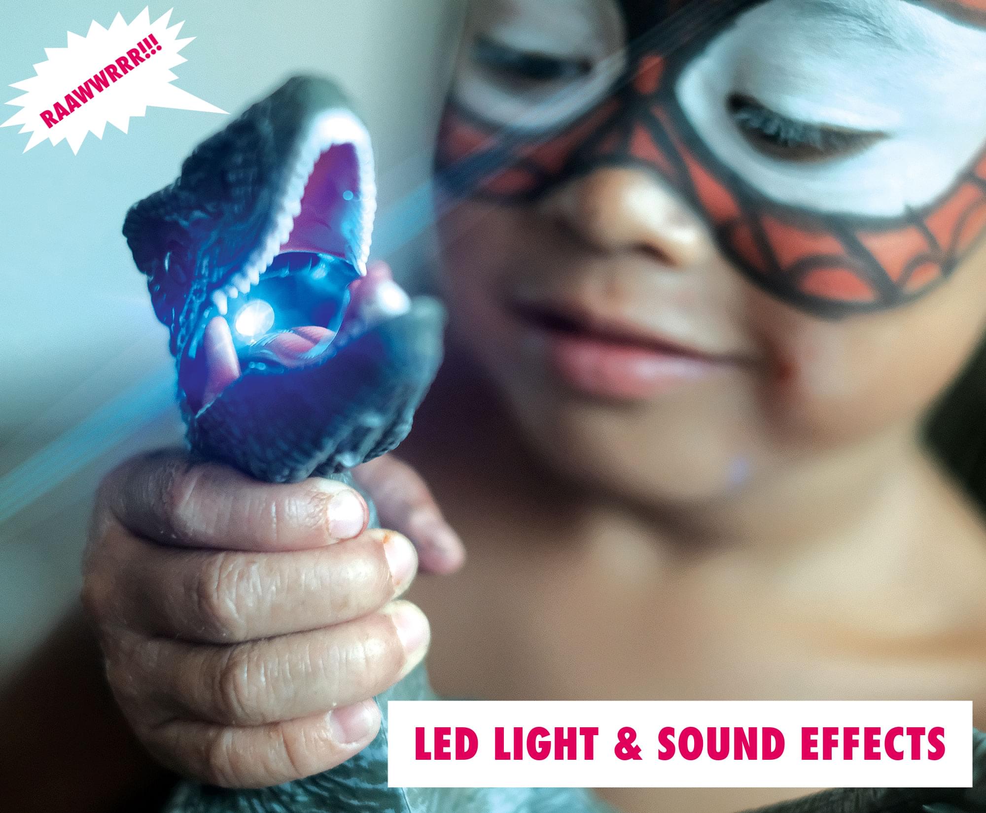 RAAWWWWRRR!!!

LED LIGHT & SOUND EFFECTS