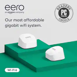 eero - 6+ Dual-band Mesh Wi-Fi 6 System (2-pack) - White
