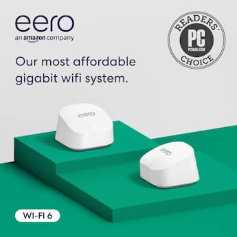 eero 6+ Dual band Mesh Wi Fi 6 System (2 pack) White - Best Buy eero 6+ Dual band Mesh Wi Fi 6 System (2 pack) White - Best Buy
