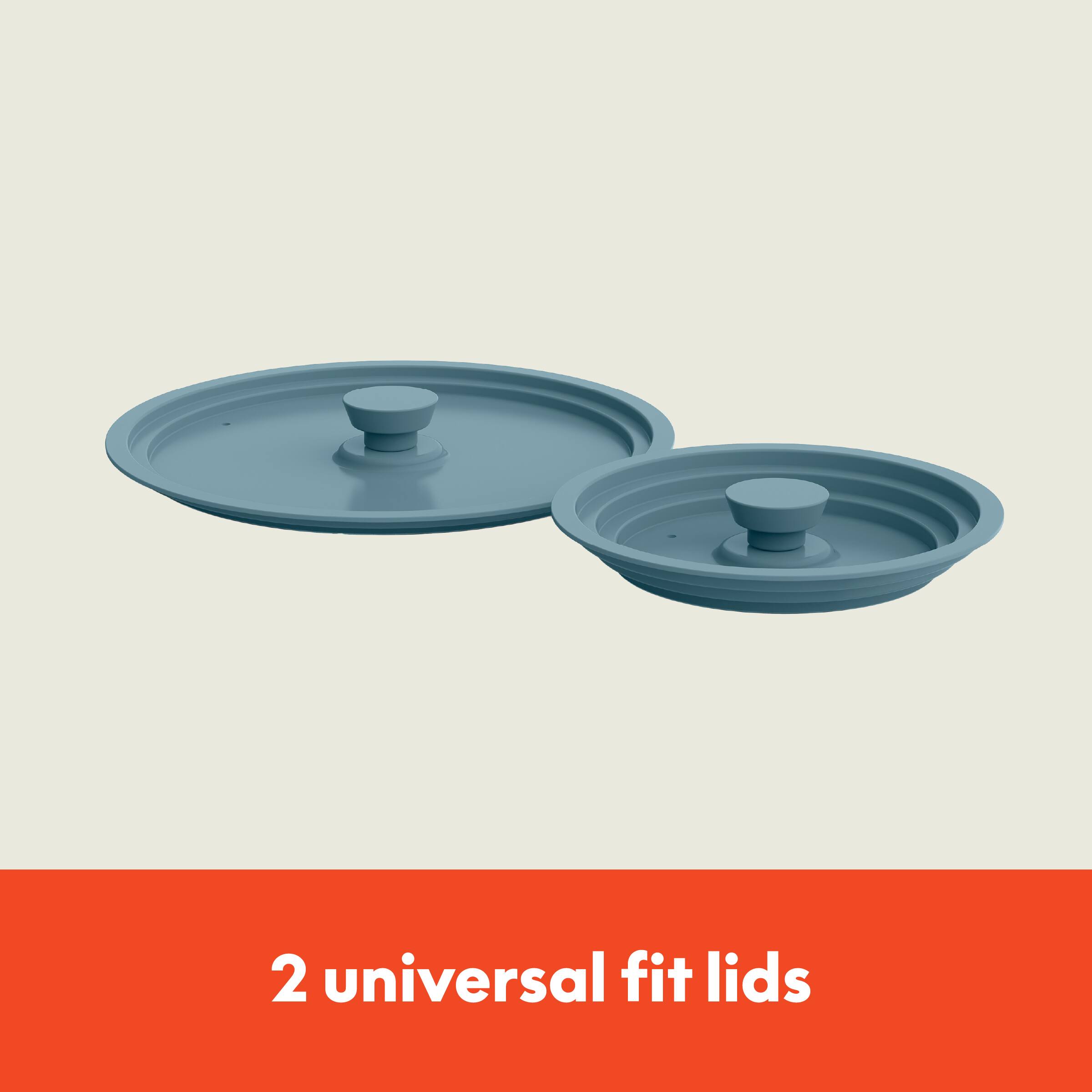 2 universal fit lids