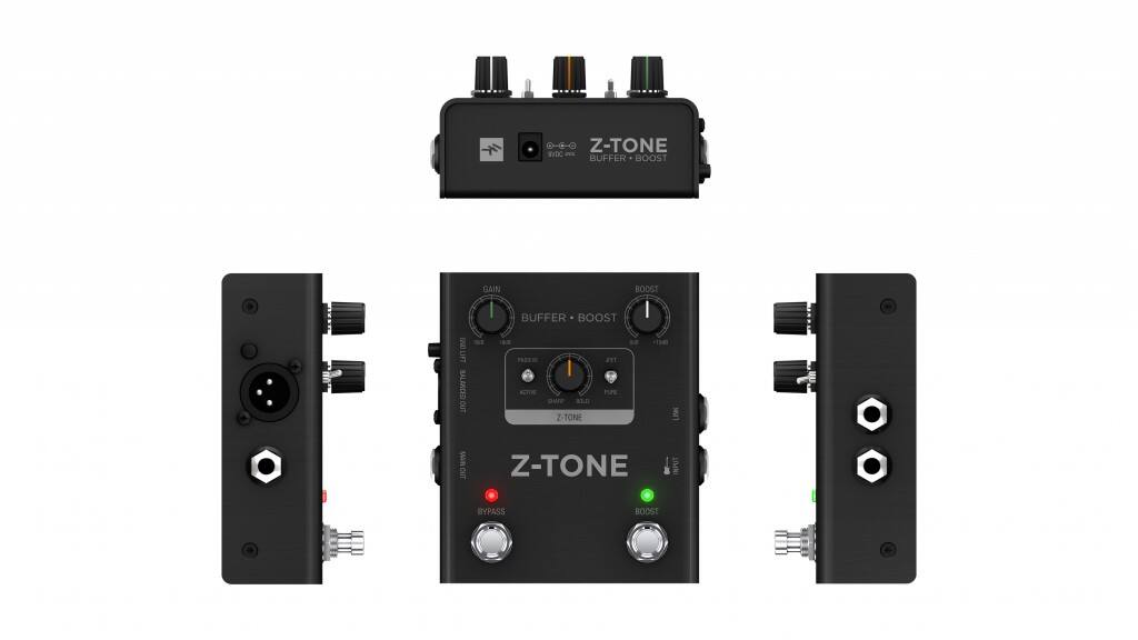 -6-0 Z-TONE BUFFER BOOST GAIN | BODST BUFFER BOOST I ONd UFT BALANCED CUT d 1D nothiotcie I ACTIV SAP BOLD Z-TONE pn PUFF r -Dm LINK MW oUT Z-TONE INPUT BYPASS BOOST