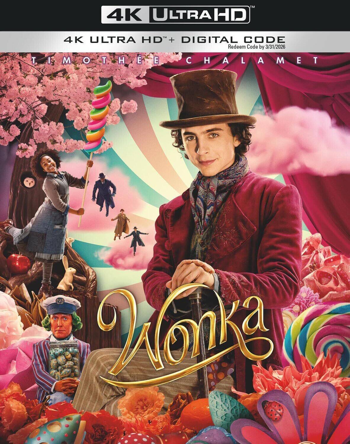 Warner Home Video - Wonka   - 4K Blu-Ray [Standard] [4K Ultra HD Blu-ray]