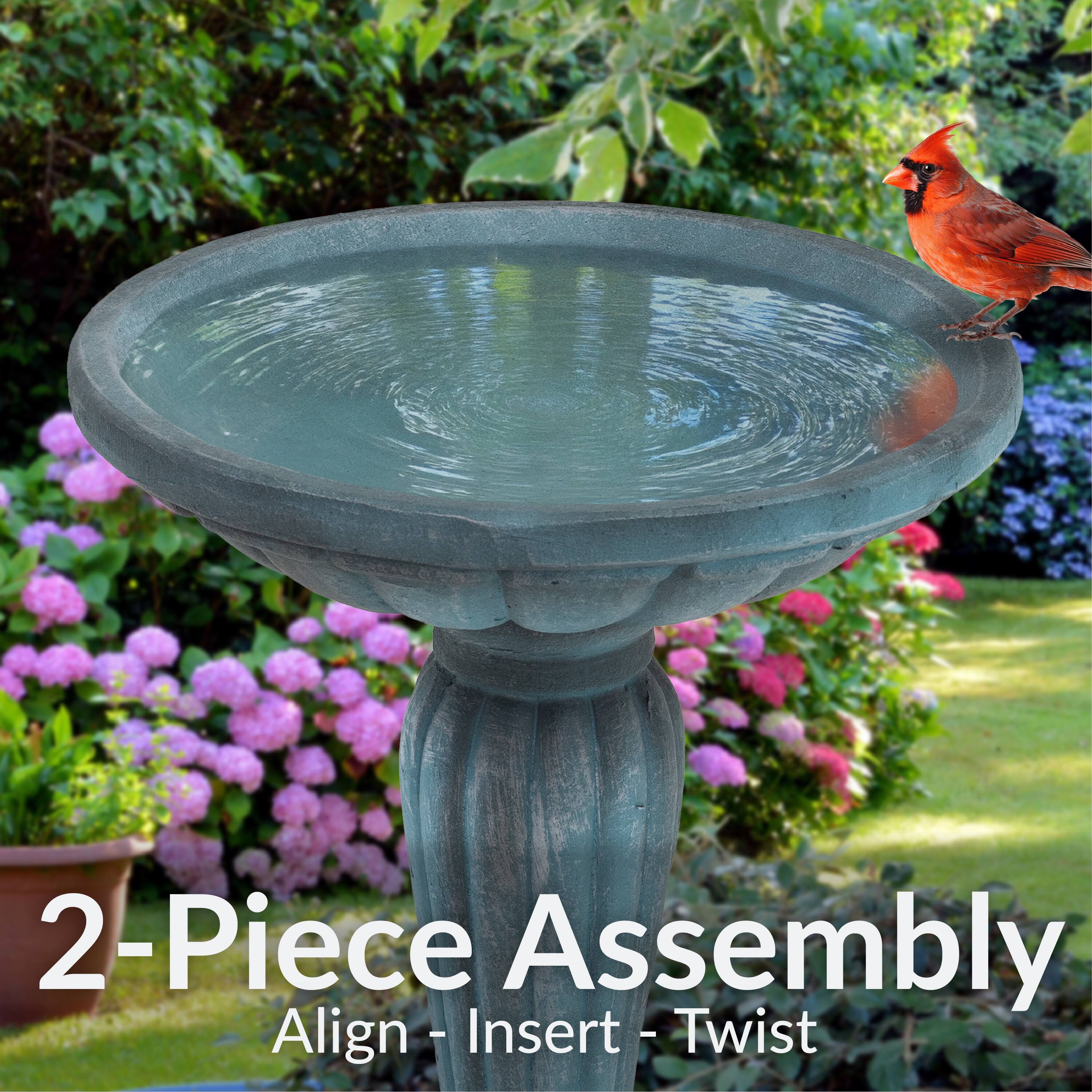 2-Piece Assembly  
Align - Insert - Twist