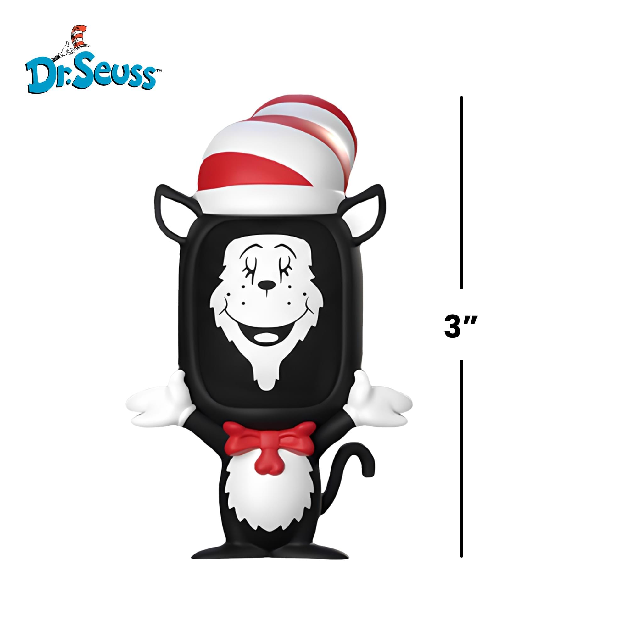 Alt View 1. Culture Fly - Dr. Seuss Flip'Em Fidget Figure | The Cat In The Hat - Black.
