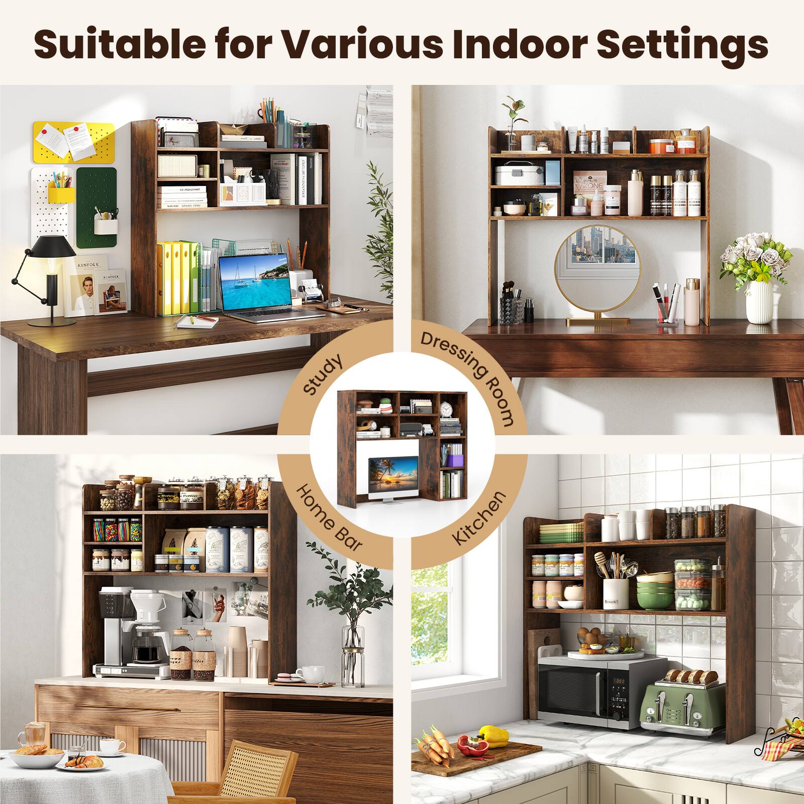 Suitable for Various Indoor Settings | Study | Home Bar | Dressing Room | Kitchen