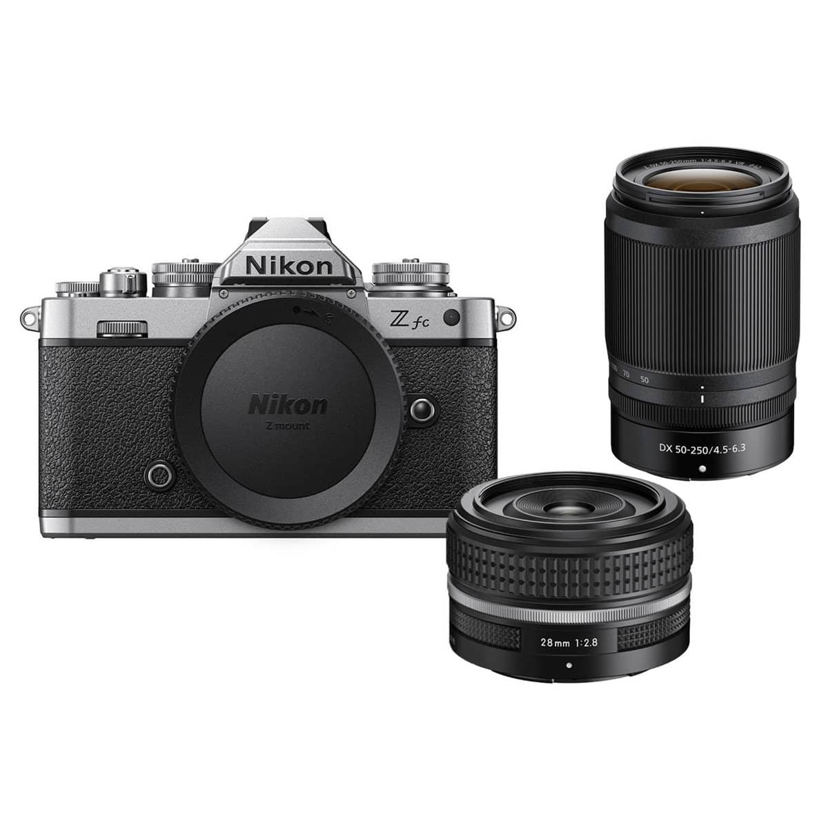 Bundle - Nikon - Z fc DX-Format Mirrorless Camera with NIKKOR Z 28mm f/2.8 (SE) Lens and Z DX 50-250mm f/4.5-6.3 VR Lens price history on PriceWatchPro
