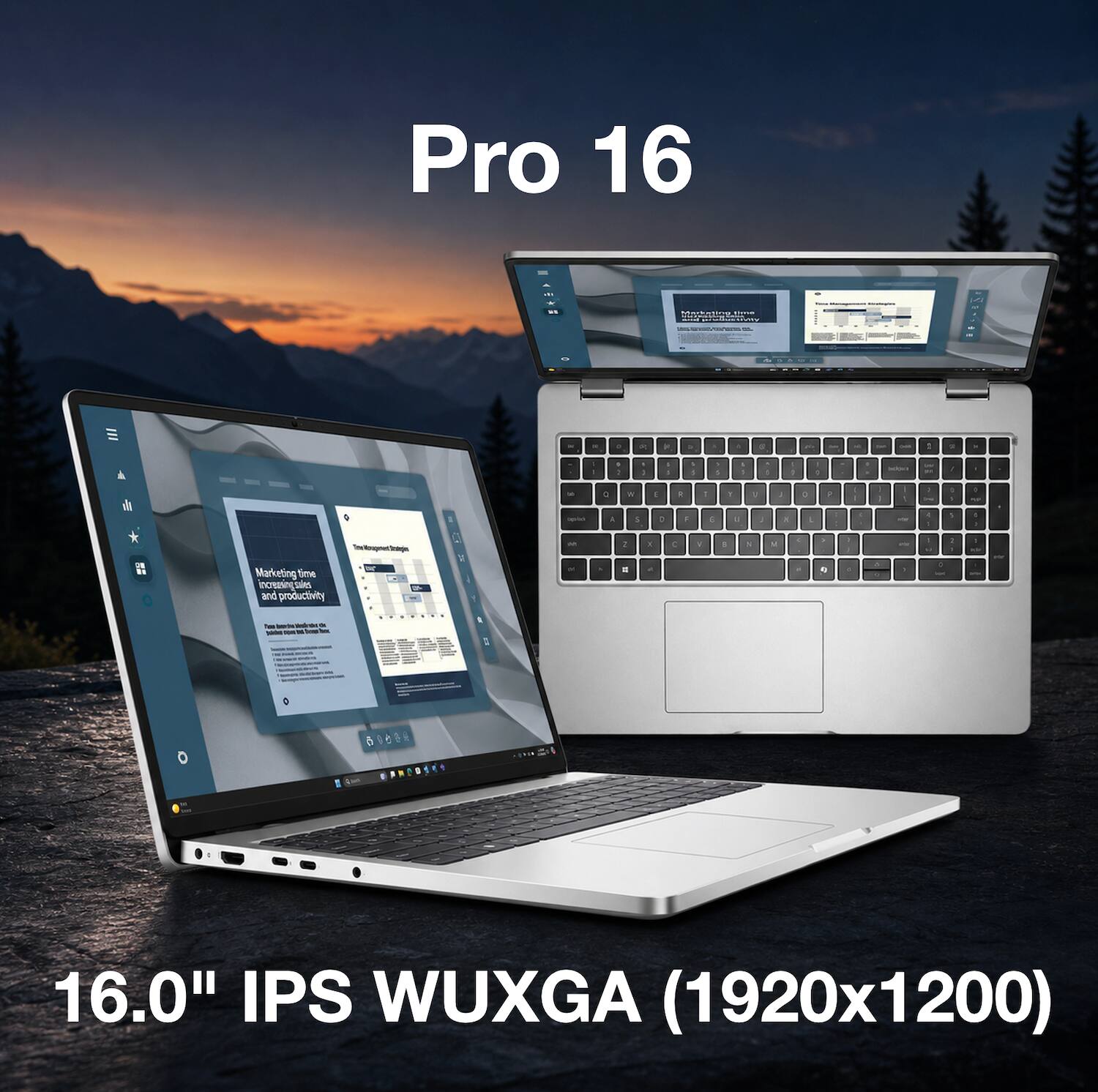 Pro 16

Marketing time increasing and productivity

16.0" IPS WUXGA (1920x1200)