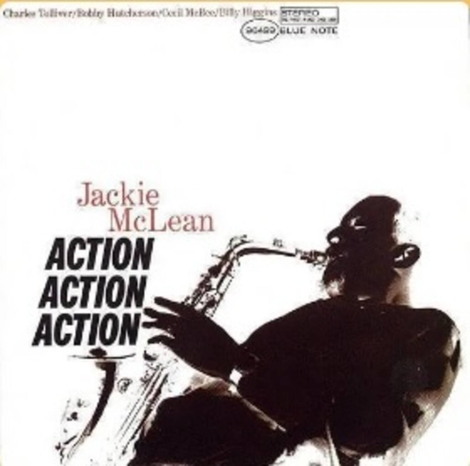 Jackie McLean  
ACTION ACTION ACTION  

Charles Tolliver / Robby Hutchinson / Cecil McBee / Billy Higgins  

STEREO  
STEREO 9649 BLUE NOTE