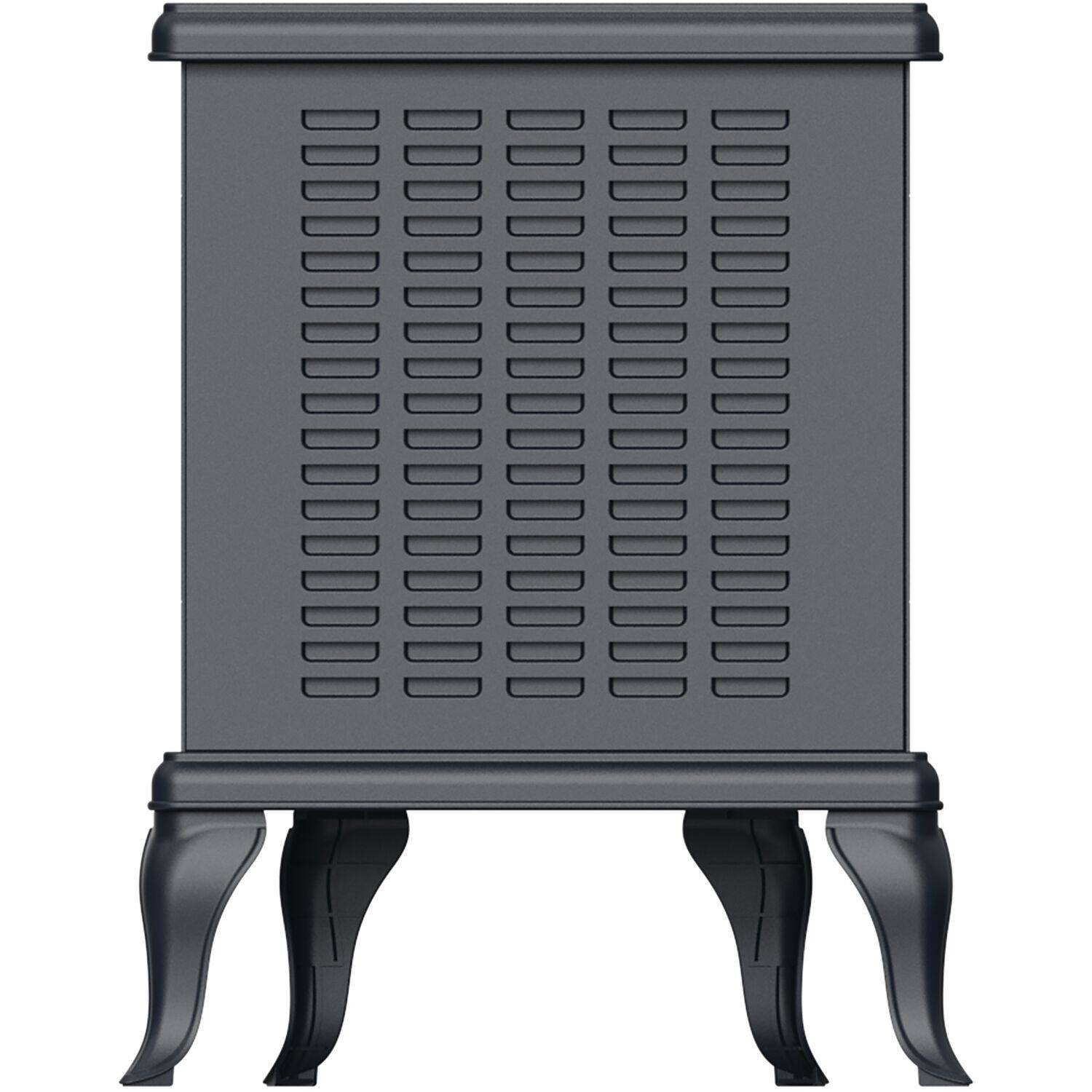 Alt View 21. Lifesmart - 3 Element 3D Top Heater Stove with Fire Burning Crackle Sound - Black.