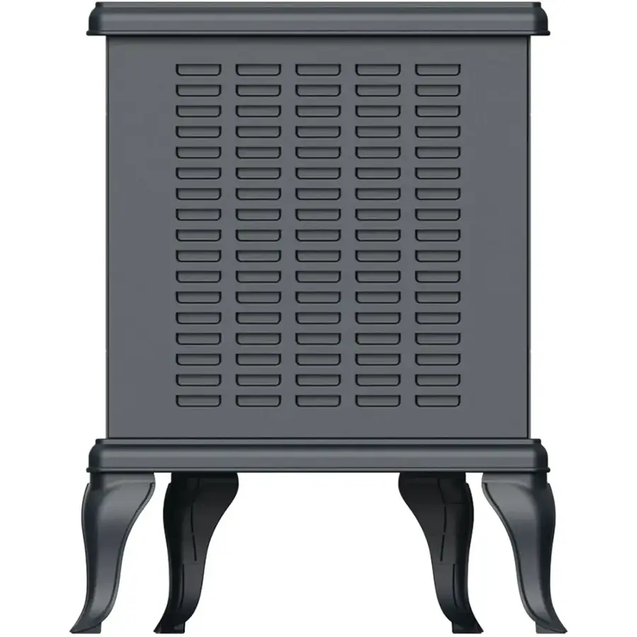 Alt View 21. Lifesmart - 3 Element 3D Top Heater Stove with Fire Burning Crackle Sound - Black.