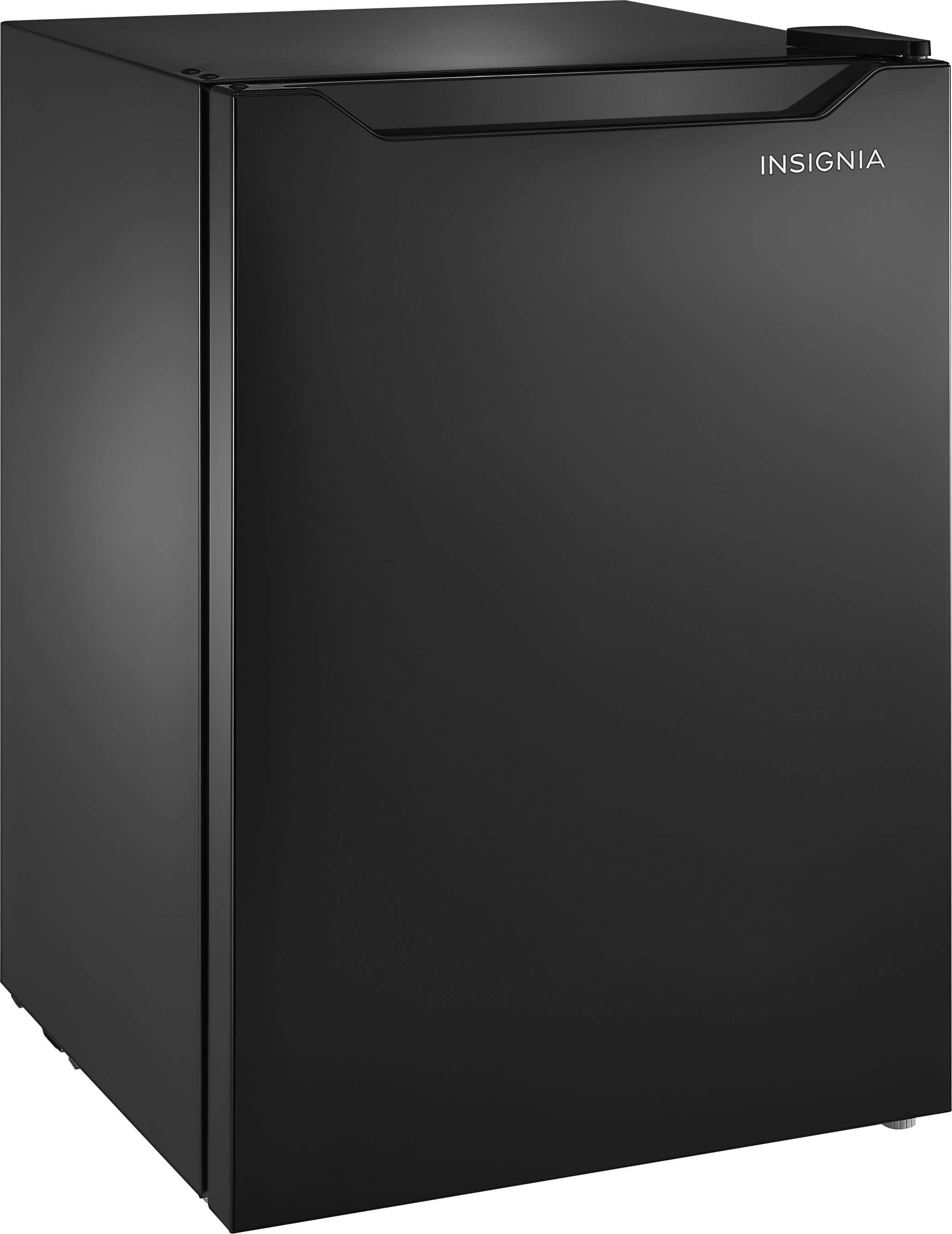 Alt View 13. Insignia™ - 2.7 Cu. Ft. Mini Fridge with Door Storage and ENERGY STAR Certification - Black.