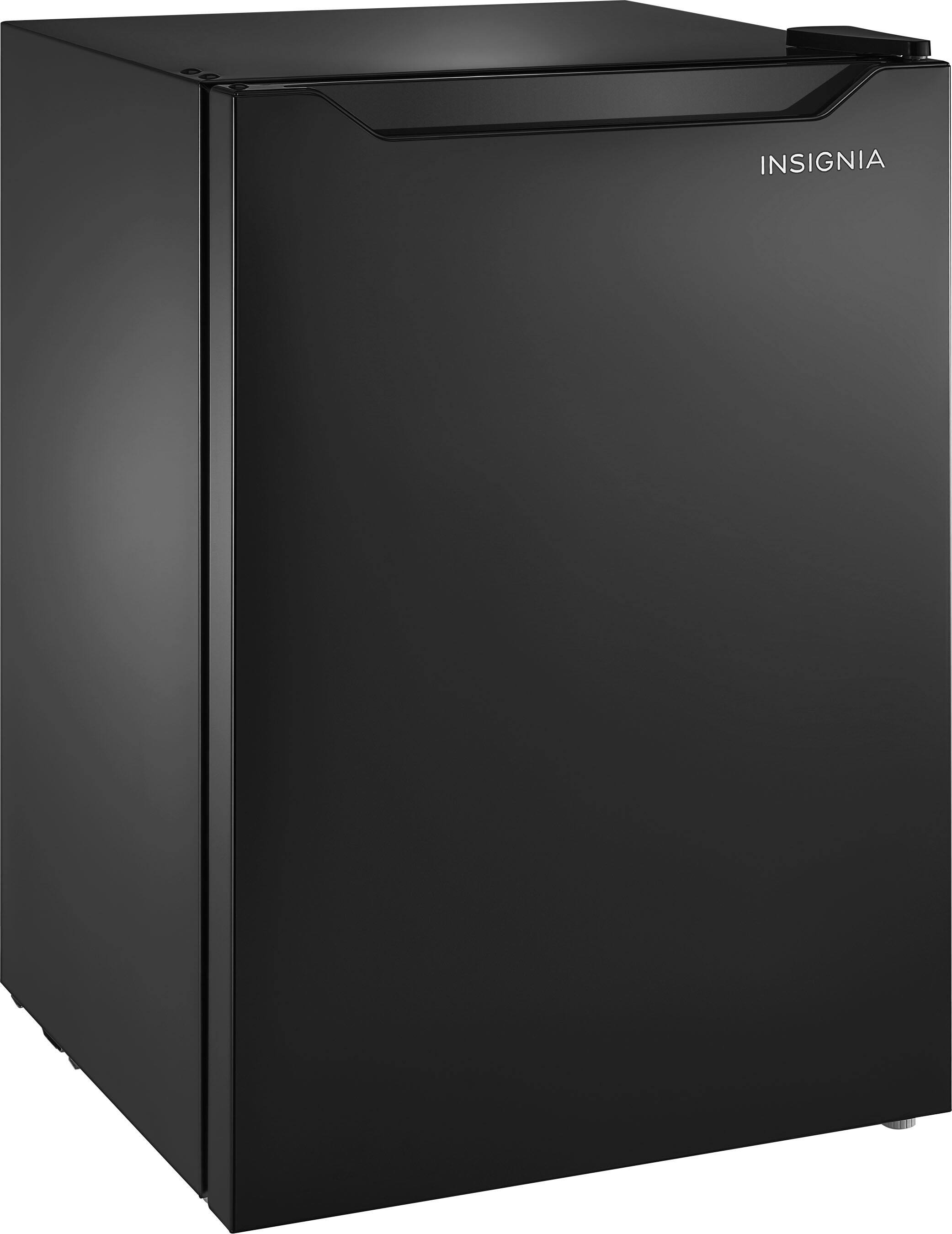 Alt View 13. Insignia™ - 2.7 Cu. Ft. Mini Fridge with Door Storage and ENERGY STAR Certification - Black.