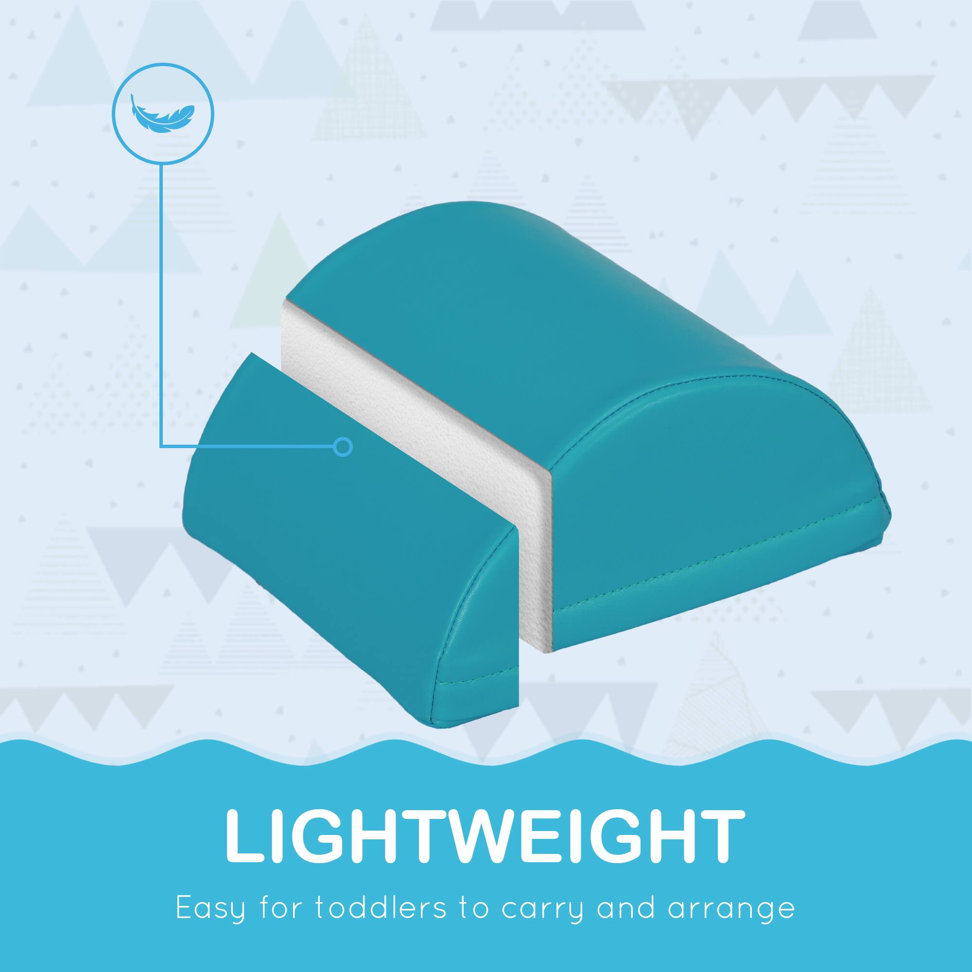 LIGHTWEIGHT  
Easy for toddlers to carry and arrange