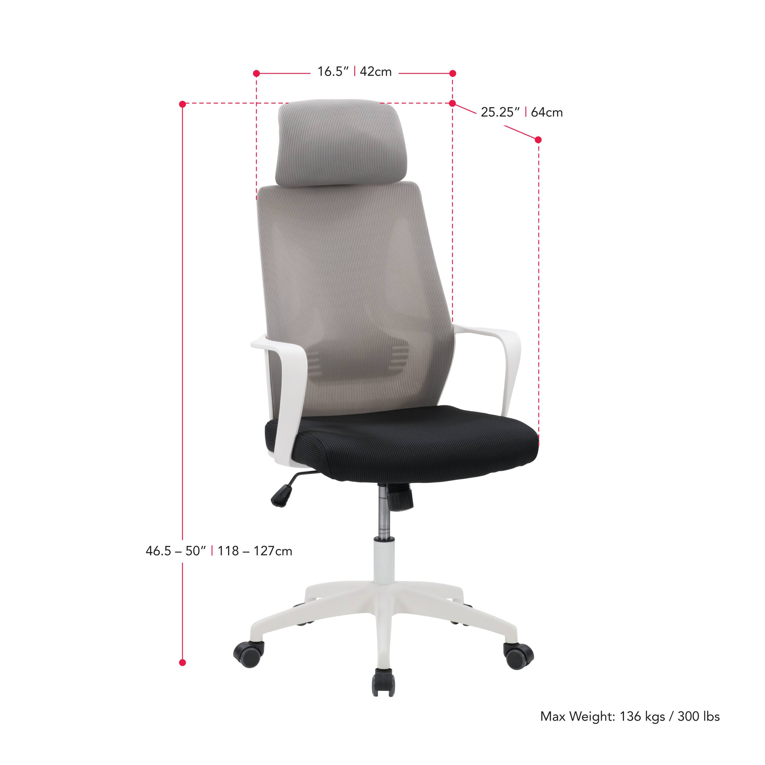 Alt View 15. CorLiving - Workspace Mesh Back Office Chair - Grey and Black.