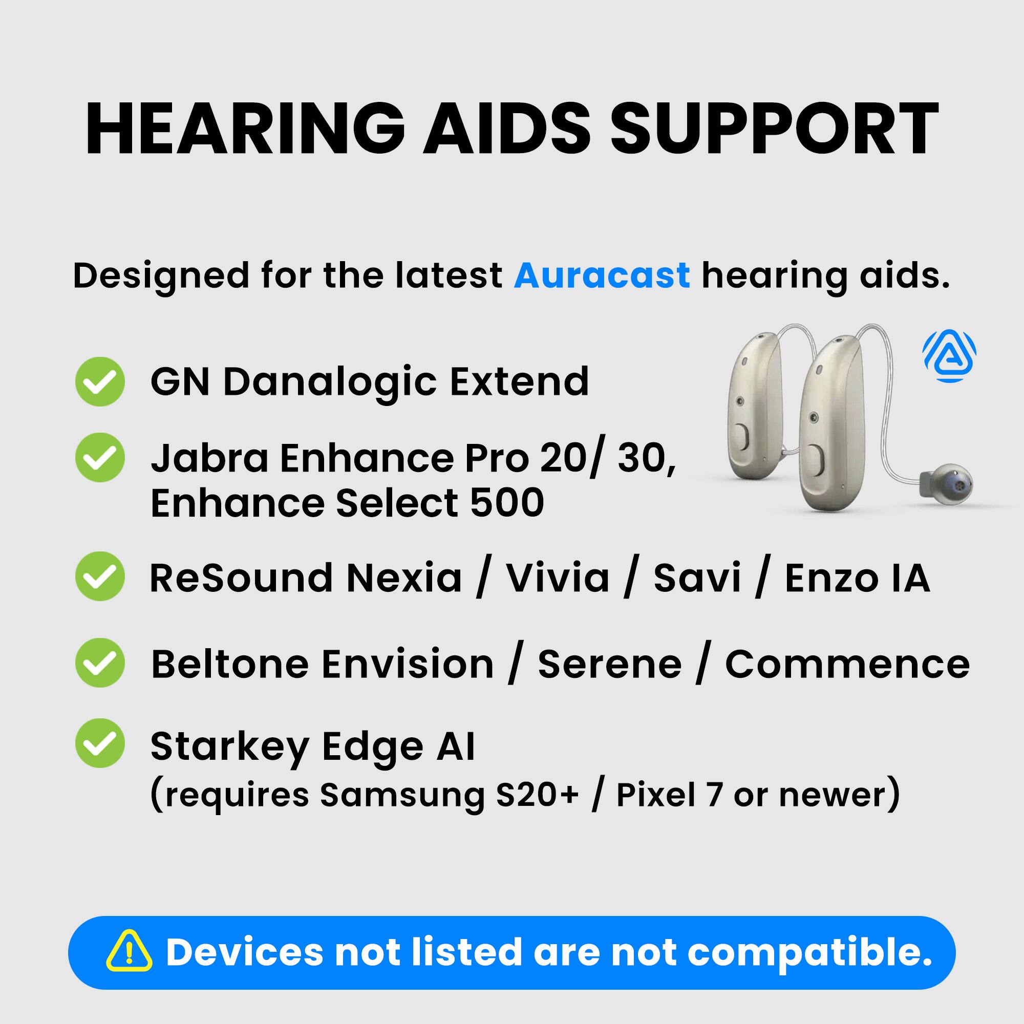 Back. Avantree - Voyager HA – Premium OLED Display Auracast Transmitter & TV Streamer for Auracast-Enabled Hearing Aids.