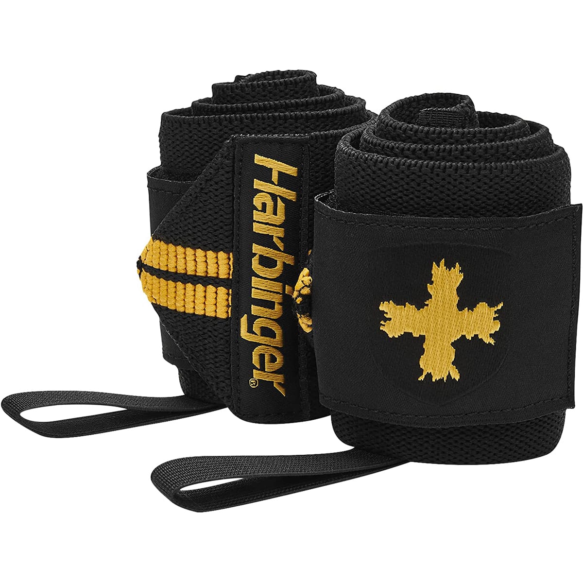 "Harbinger - 18"" Red Line Weight Lifting Wrist Wraps - Black/Gold" price history on PriceWatchPro