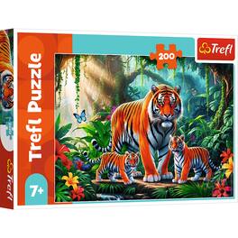 Trefl - Kids Tiger Habits 200 Piece Puzzle