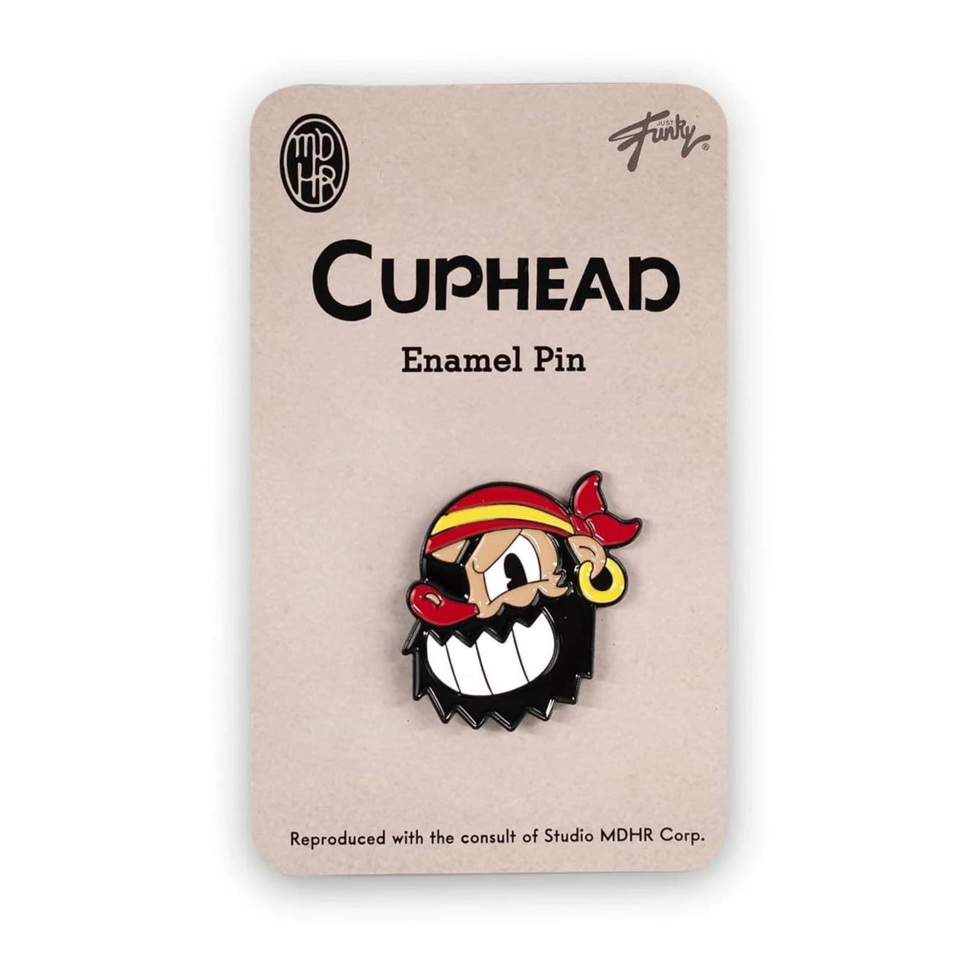 Funky. Cuphead Enamel Pin. Reproduced with the consult of Studio MDHR Corp.