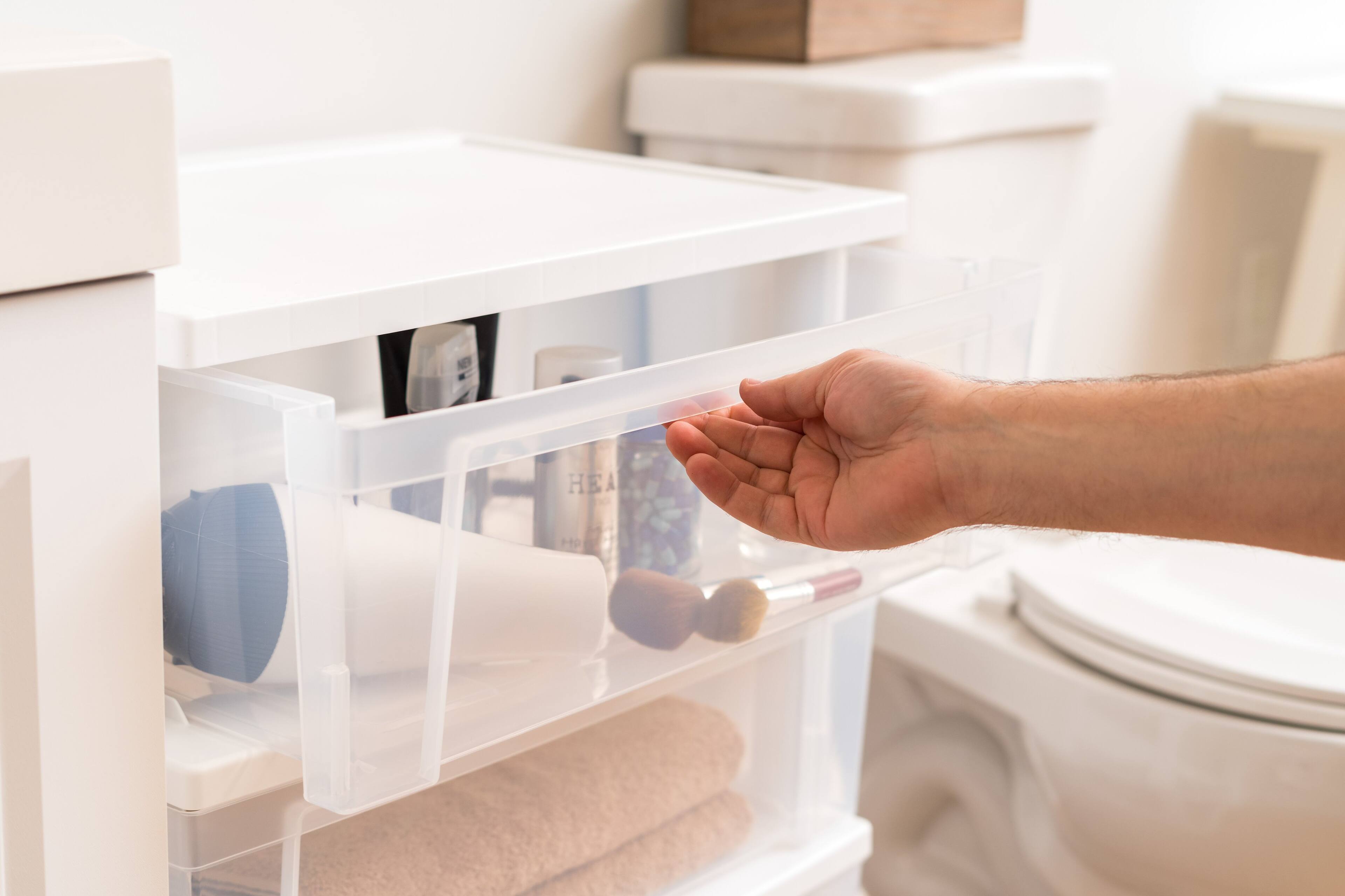Alt View 4. IRIS USA - IRIS USA Plastic Storage Drawers Container organize for Clothes - Clear.