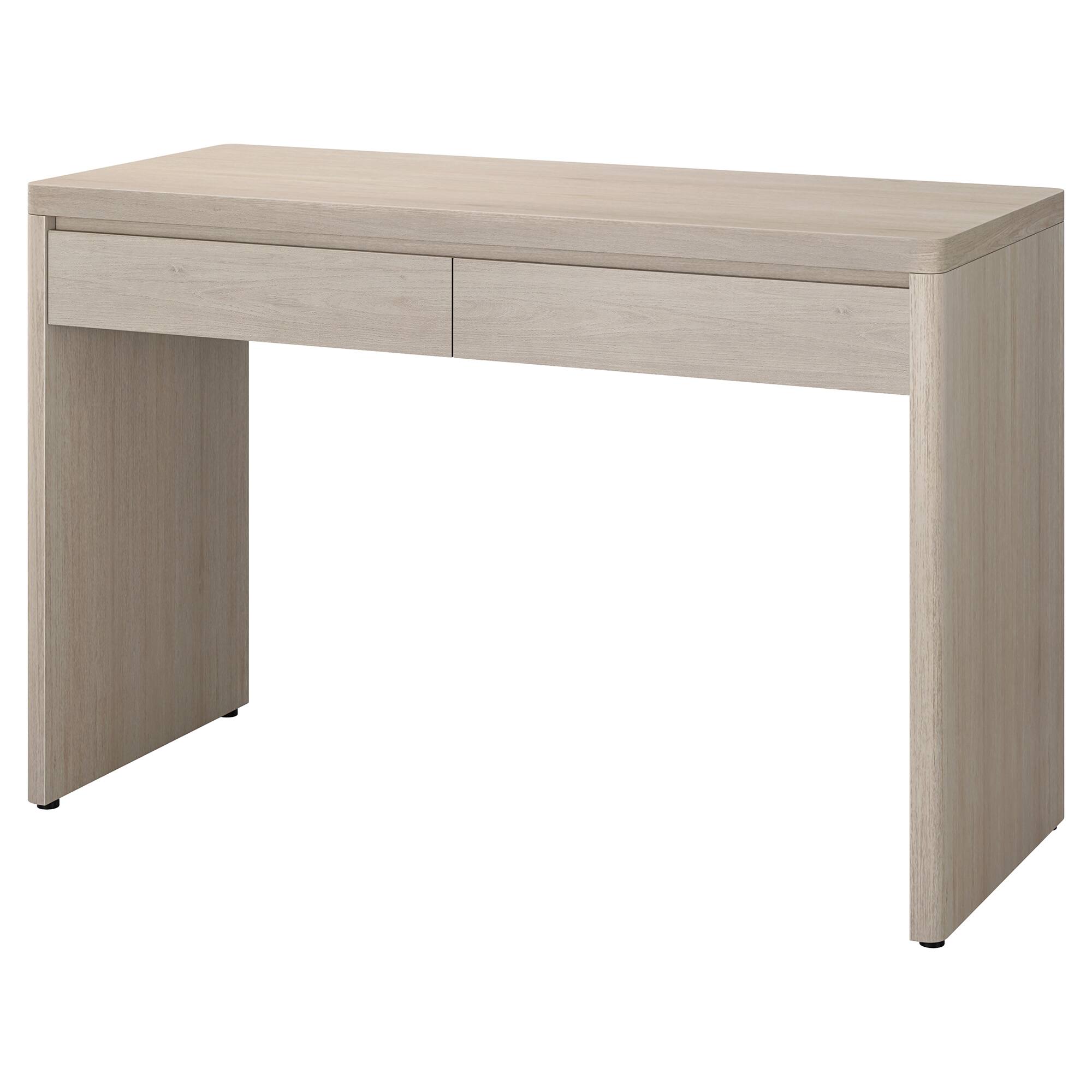 Alt View 2. Hudson&Canal - Ashcroft 48'' Wide Rectangular Desk - Alder White.