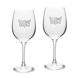Jardine - Tennessee Tech Golden Eagles 2-Piece 16oz. Traditional White Wine Glass Set - Multicolor