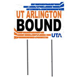 Jardine - UT Arlington Mavericks 18'' x 24'' Bound Yard Sign - White