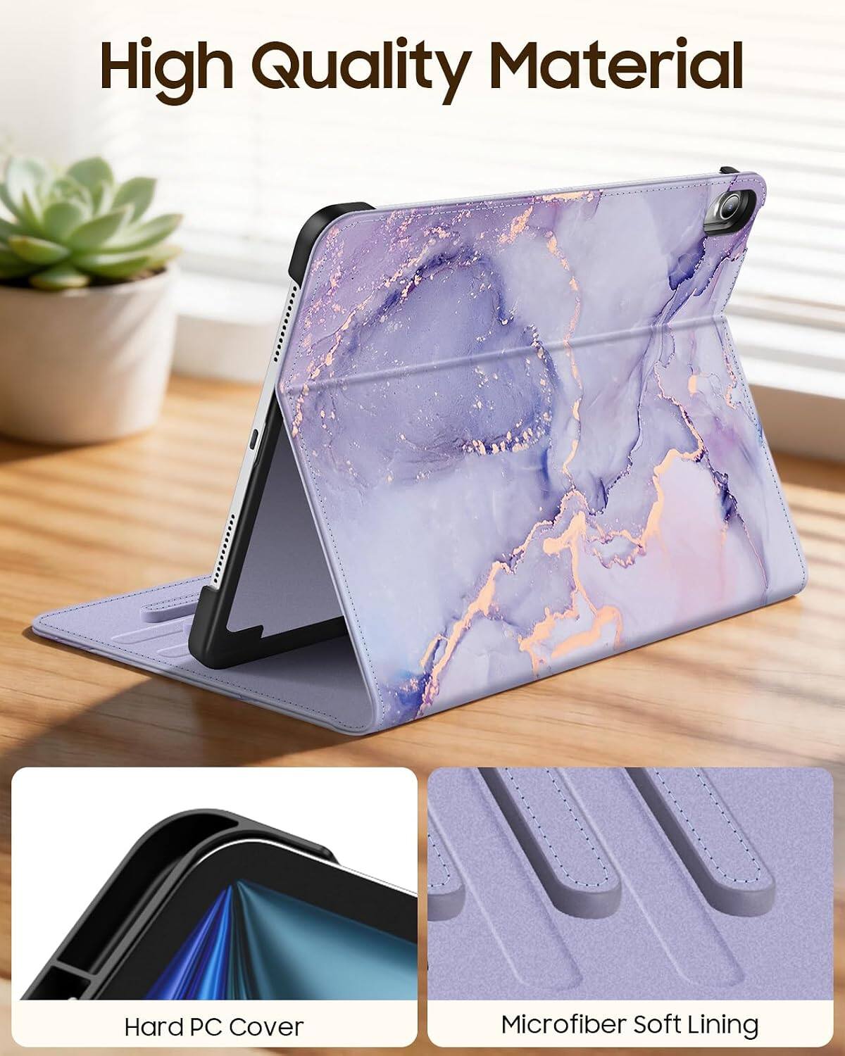 High Quality Material  
Hard PC Cover  
Microfiber Soft Lining