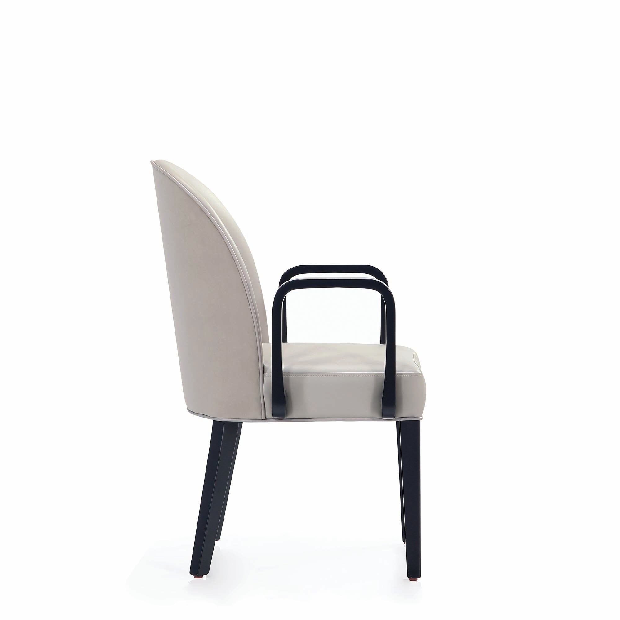 Manhattan Comfort Hillman Modern Wood Upholstered Dining Chair with ...