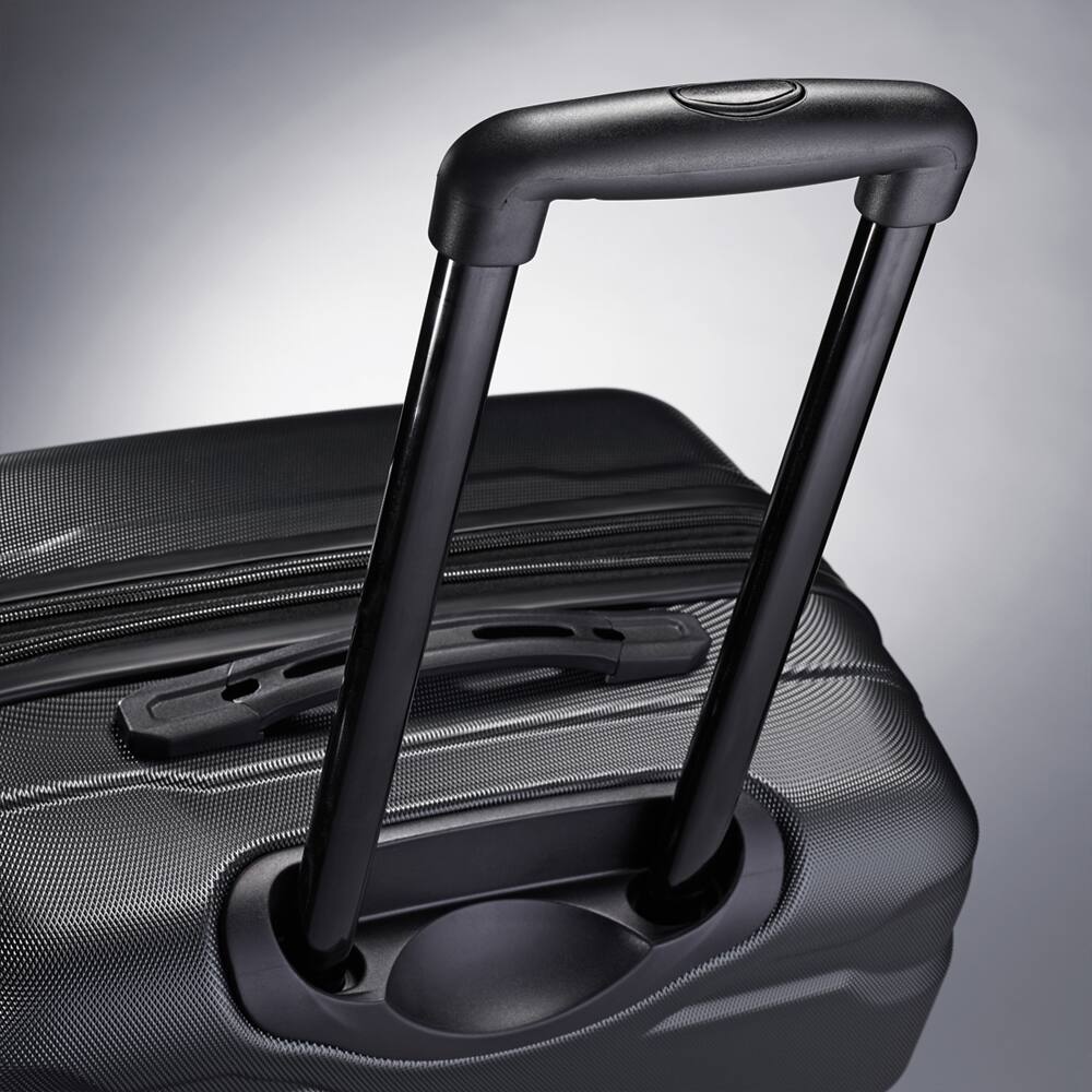 Alt View 4. Samsonite - Omni Hardside Luggage 20 Spinner Black + 10pc Luggage Accessory Bundle - Black.