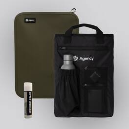 Agency - Guide Pivot Set - Lifeproof Waterproof Anytime Bags for Laptop and More - Olive Green