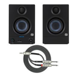 PreSonus - Eris 3.5 3.5-Inch Low-Frequency Studio Monitor (PAIR) with Cable