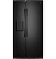 GE - 36 in. Wide ENERGY STAR 27.9 Cu. Ft. Side-By-Side Refrigerator with Extra Tall Dispenser and In-Door Icemaker - Black