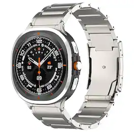 StrapsCo - Metal Bracelet For Samsung Galaxy Watch Ultra - Titanium