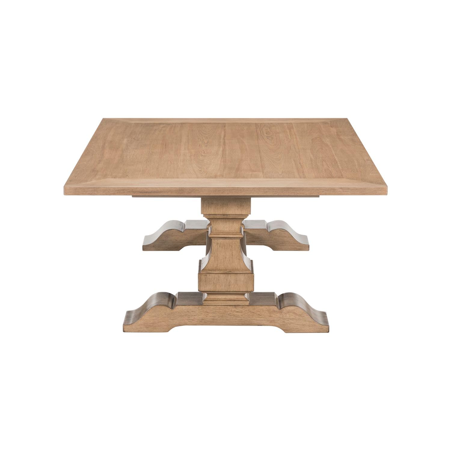 Alt View 1. Liberty Furniture Industries - Haven Hills Rectangular Cocktail Table for Living Room - Camel Beige Birch Wood - Camel Beige.