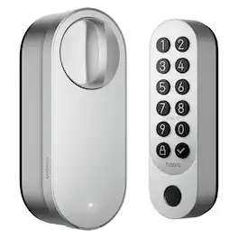Aqara - El-d02d Smart Lock U200 Deadbolt Kit With Built-in Fingerprint Reader And Keypad - Silver
