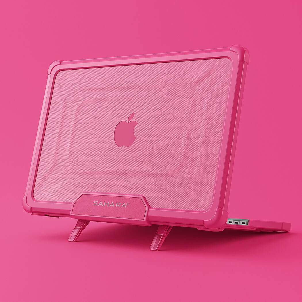 Alt View 16. SaharaCase - Raider ProArmor Case for Apple MacBook Air 13" M2/M3/M4 (2022-2025) Laptops - Desert Rose.