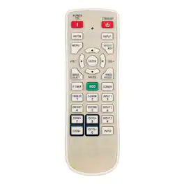 ZdalaMit - Replacement Remote N2QAYA000039 fit for Panasonic Projector PT-EX500U PT-EX600U PT-EW530U PT-EW630U PT-EZ570U PT-EX600UL - White