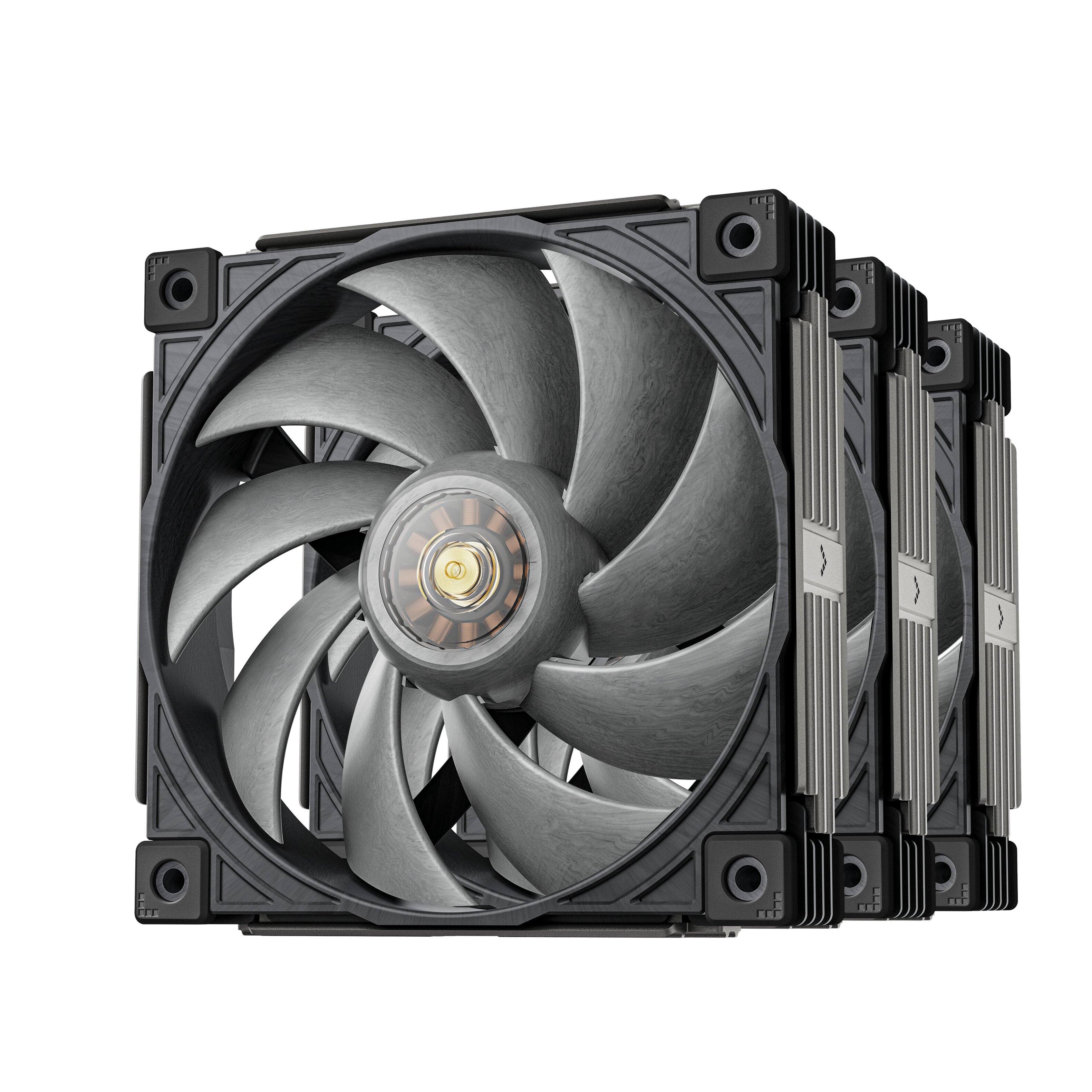 Sudokoo - MACH120 120mm Performance PWM Fan 3-Pack - Black