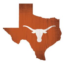 Fan Creations - Texas Longhorns 12" Logo State Sign - Multicolor