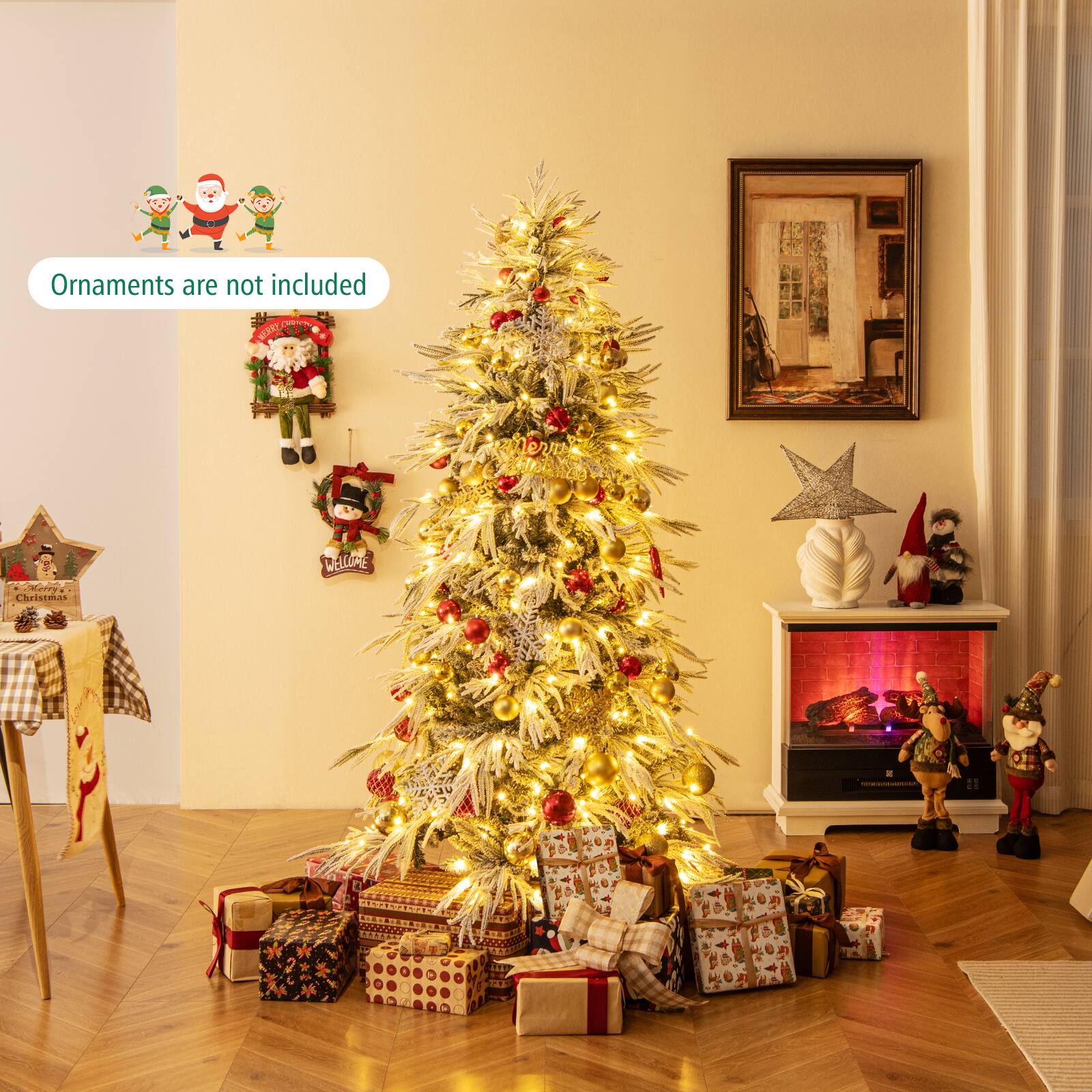 Ornaments are not included