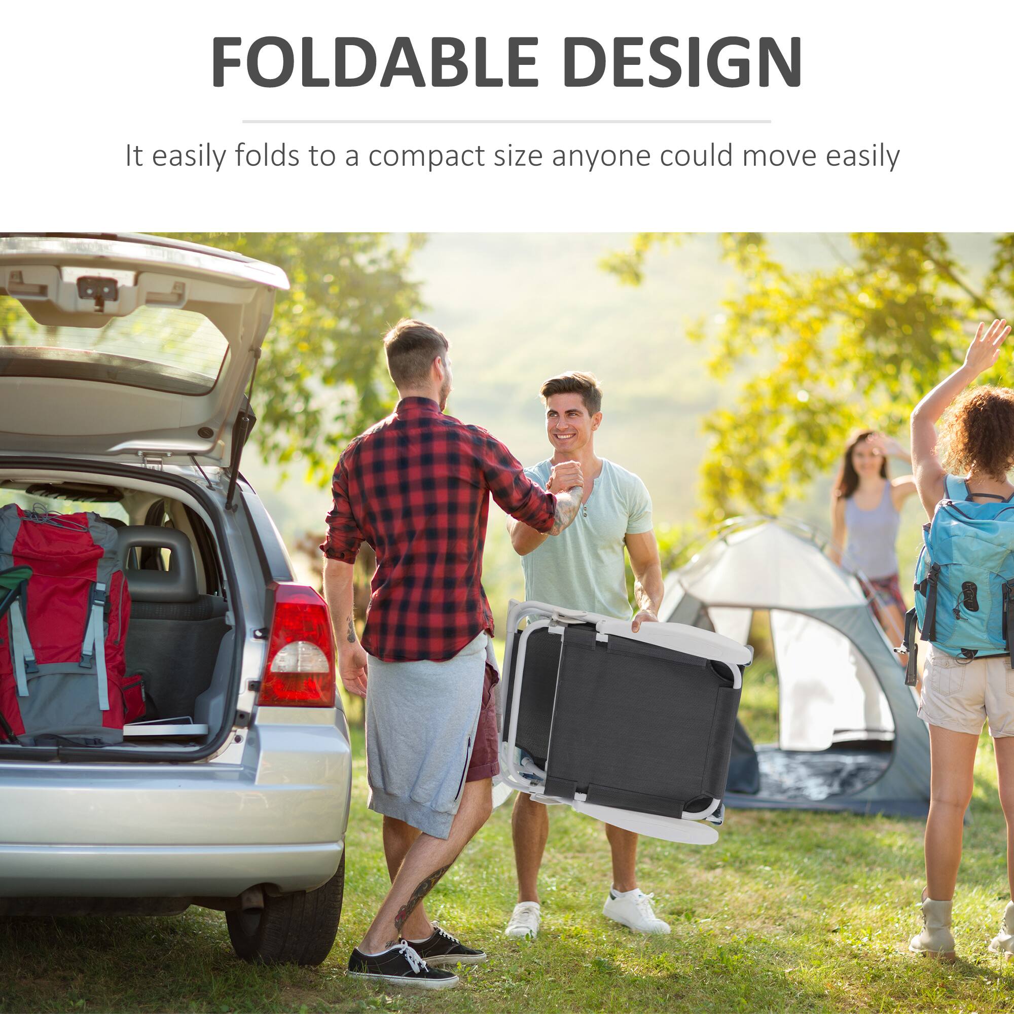 FOLDABLE DESIGN
It easily folds to a compact size anyone could move easily