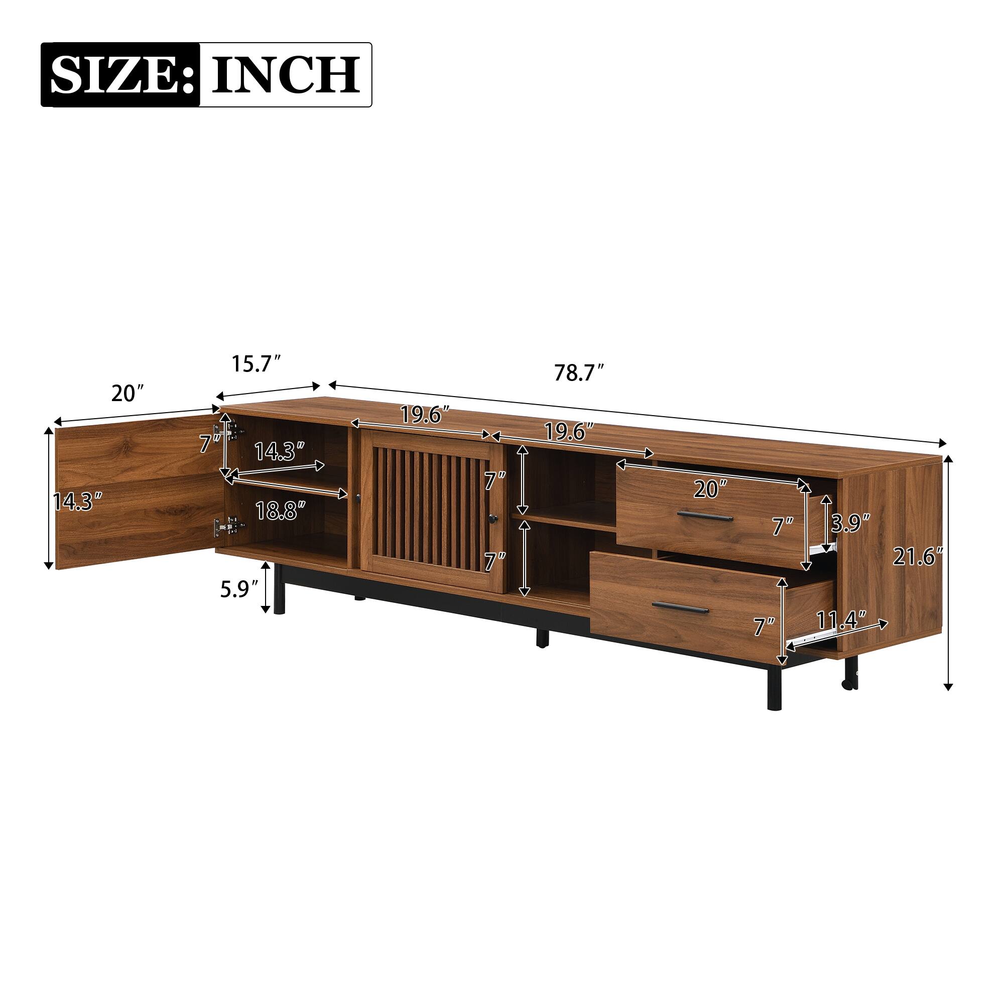 SIZE: INCH

20" 14.3"
15.7" 7 14.3" 18.8" 5.9"
19.6"
7a 7
78.7" 19.6" 4
20"
7a 3.9" 21.6" 7a 11.4"